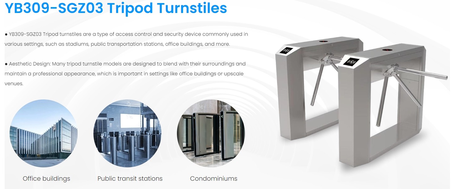 Hailian efficient pedestrian barrier system ensures access to office building entrances and exits